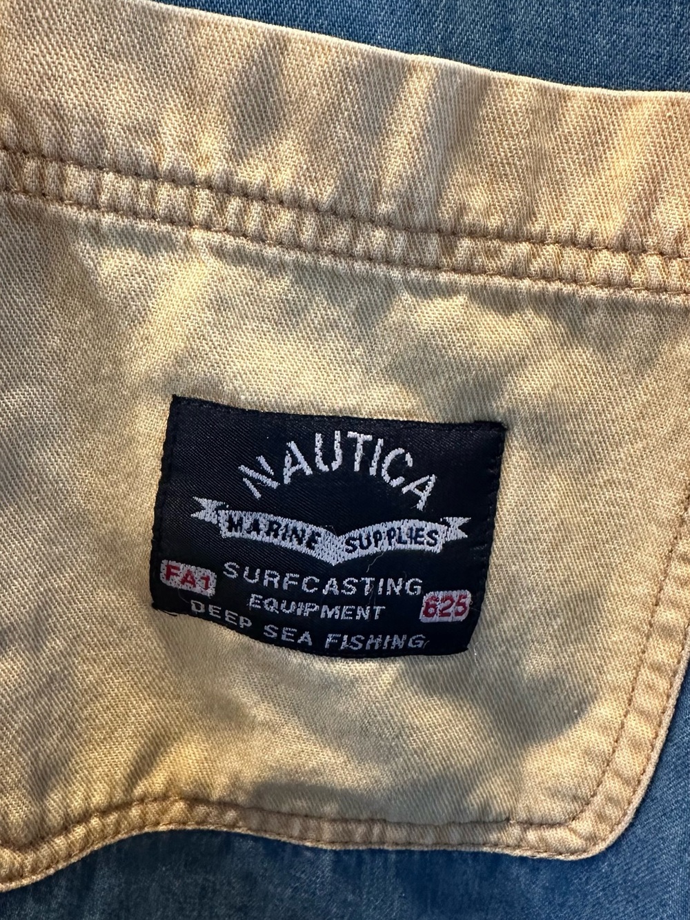 Nautica Long Sleeve Colorblock Shirt. Size Large - Picture 4 of 4